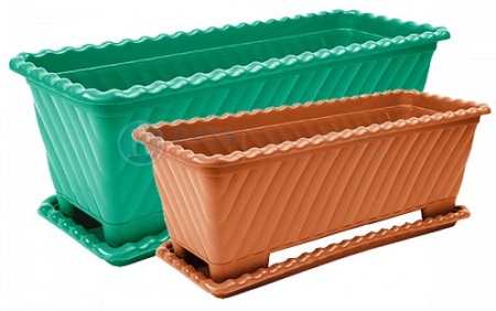 گلدان های پلاستیکی عریض