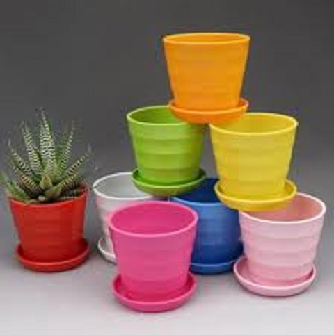 گلدان های پلاستیکی سایز ۸