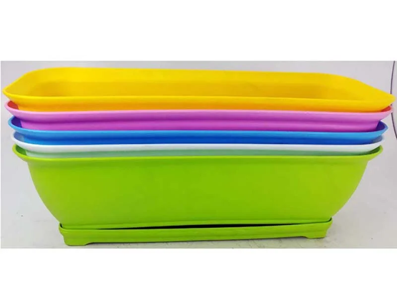 گلدان های پلاستیکی مستطیلی