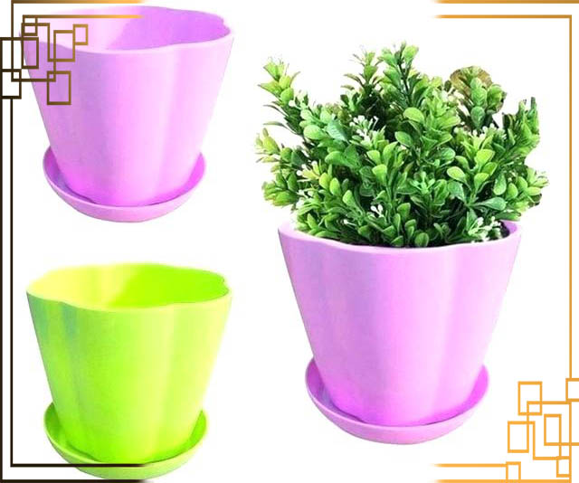 گلدان های پلاستیکی