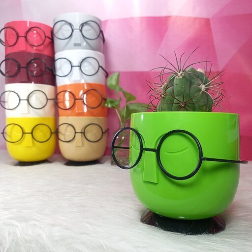 گلدان های پلاستیکی عینک‌ دار