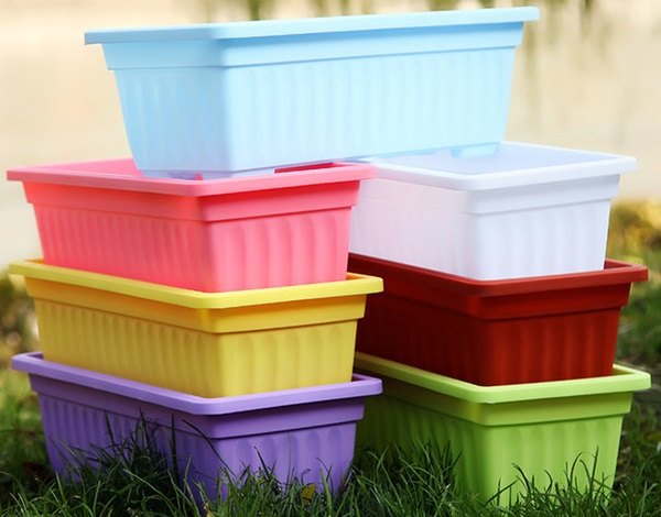 گلدان‌ های پلاستیکی مستطیلی در اصفهان