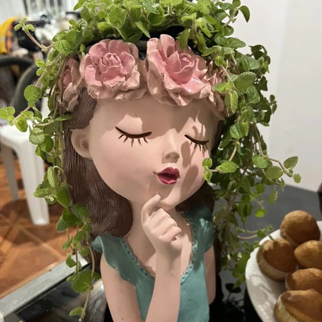 گلدان عروسکی پلاستیکی 