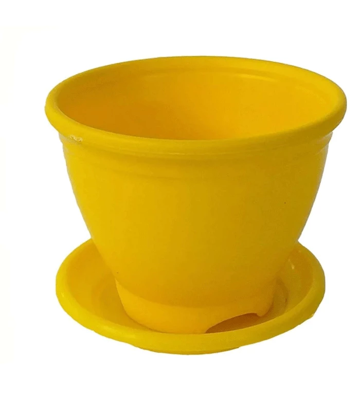 گلدانهای پلاستیکی دایرهای