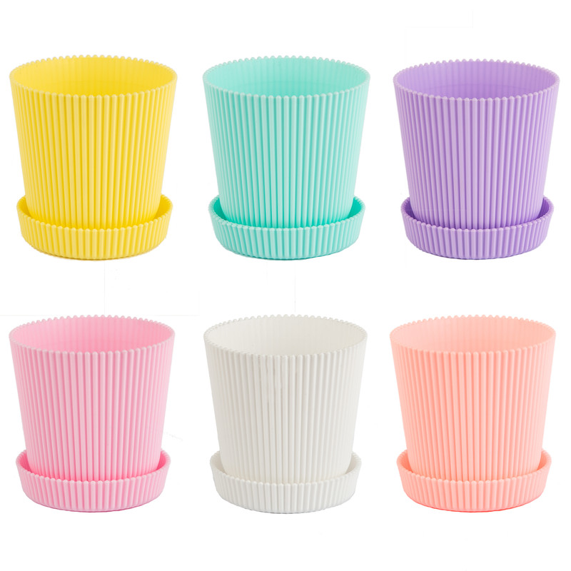 گلدان های پلاستیکی بزرگ در شیراز