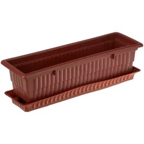 گلدان های پلاستیکی دراز