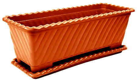 گلدان های پلاستیکی دراز