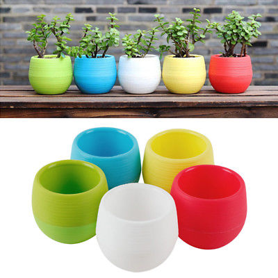 گلدان‌ های پلاستیکی دایره‌ای