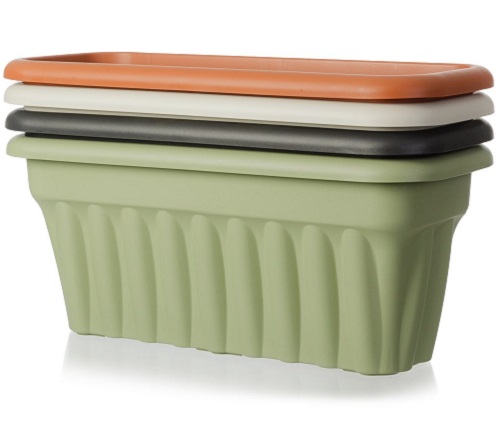 گلدان های پلاستیکی دراز