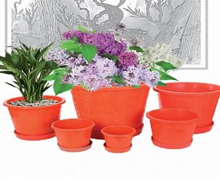 گلدان های پلاستیکی بزرگ