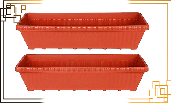 گلدان پلاستیکی مستطیلی