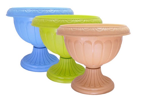 گلدان پلاستیکی پایه‌ دار