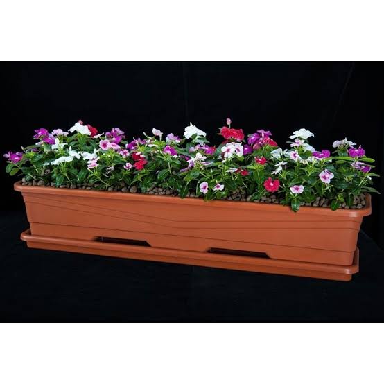 گلدان پلاستیکی مستطیلی