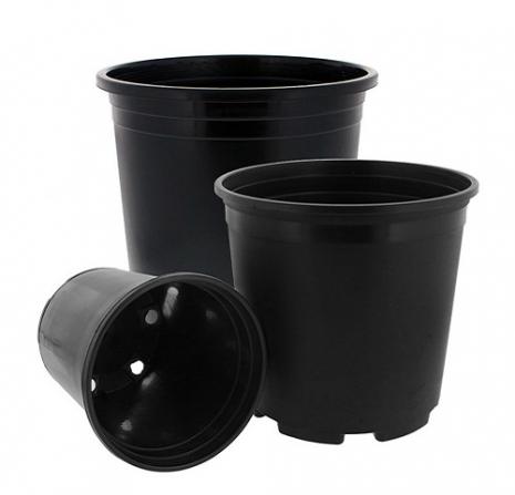 خرید گلدان پلاستیکی مشکی