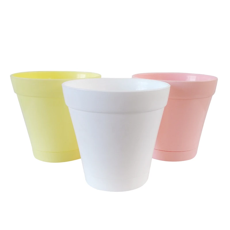 گلدان‌ های پلاستیکی خیلی بزرگ گرد